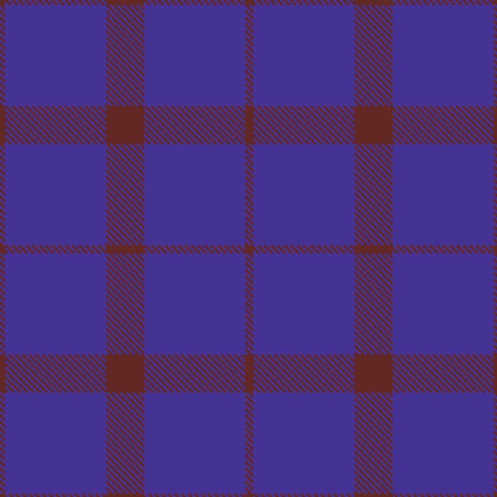 Modern Seamless Tartan featuring Metallic Ebicha Brown and Deep Purple Cabbage Textile Design vector