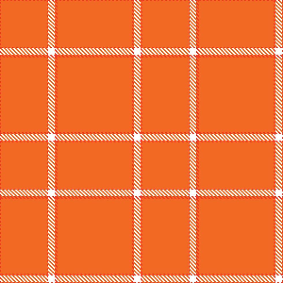 Plaid pattern seamless. Metallic Metroid Red and Iridescent Blaze Orange Tartan Textile Design. vector