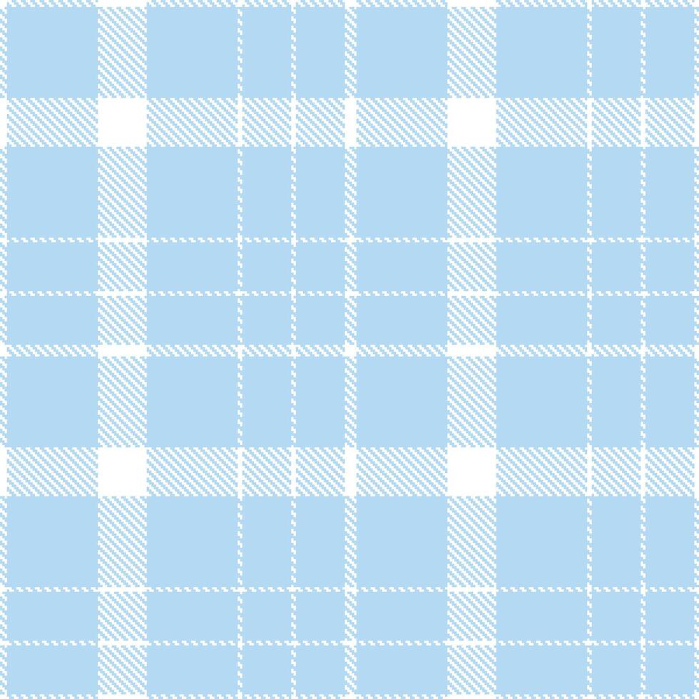 Modern Sandy White and Deep Blue Rice Seamless Tartan Textile Design vector