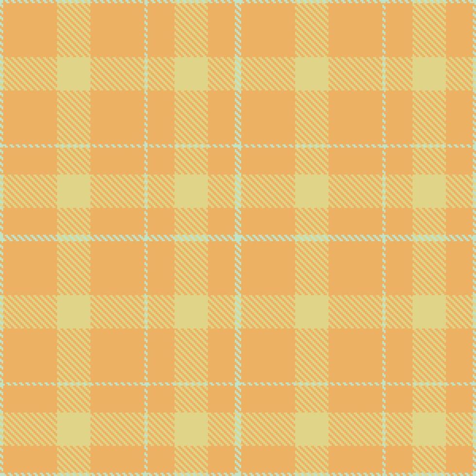 Plaid pattern seamless. Highland Salted Caramel and Metallic Canton Jade Tartan Textile Design. vector