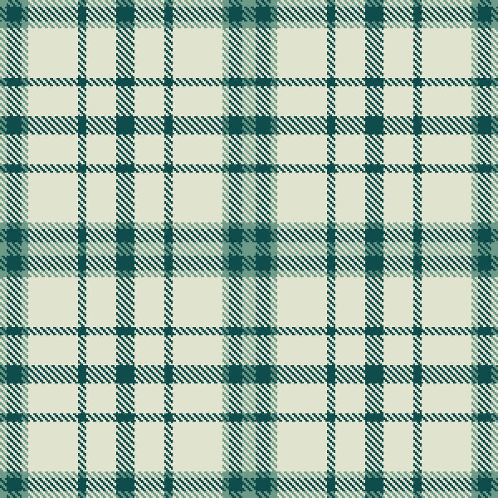 Modern Seamless Tartan featuring Soft Port Malmesbury and Classic Bleached Jade Textile Design vector