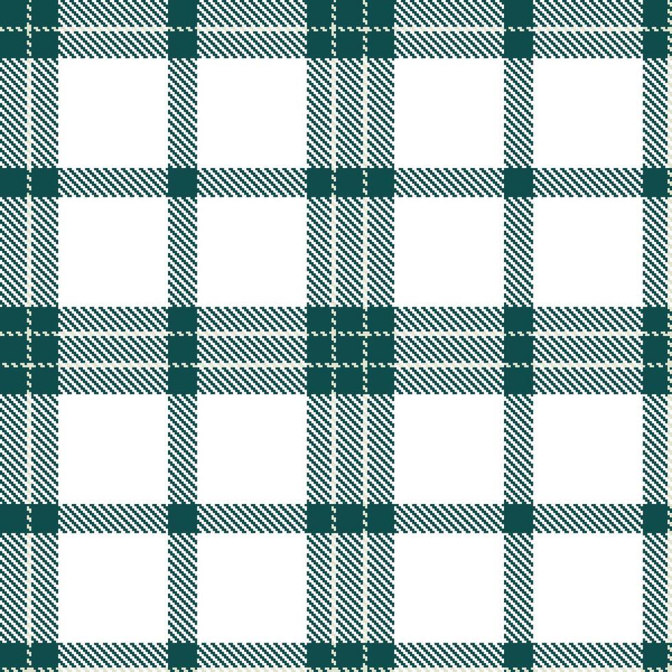 Modern Sandy Port Malmesbury and Pale Bleached Jade Seamless Tartan Textile Design vector
