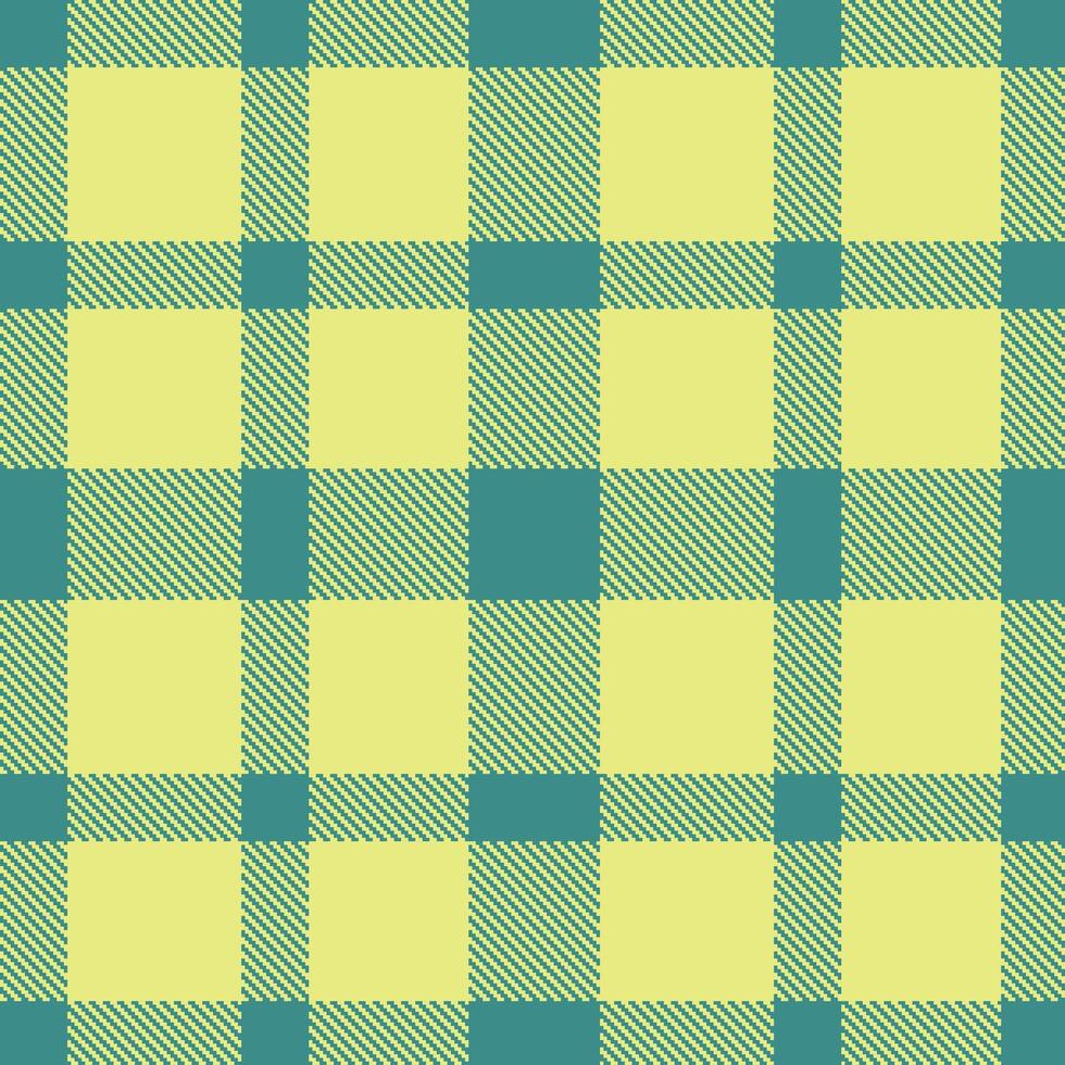 Plaid pattern seamless. Deep Taos Turquoise and Soft Illuminating Tartan Textile Design. vector