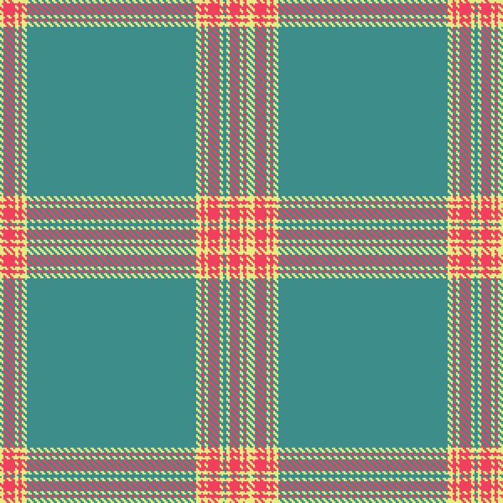 Dark Illuminating Seamless Tartan with Smoky Sizzling Red accents Textile Design vector