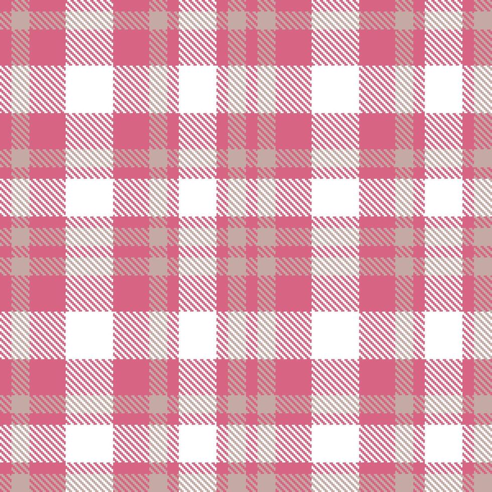 Light Surfer Girl Tartan patterns fabric texture. Modern Classic Dusky Seamless Tartan vector