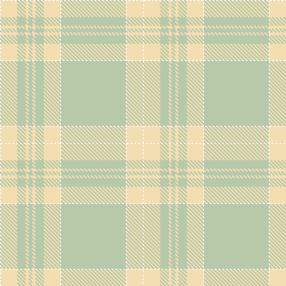 Light Friendly Yellow and Neon Seacrest Seamless Tartan Textile Design vector