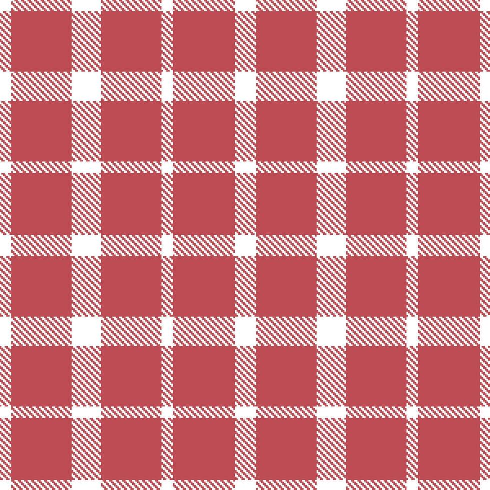 Smoky White Seamless Tartan with Sandy Dusty Red accents Textile Design vector