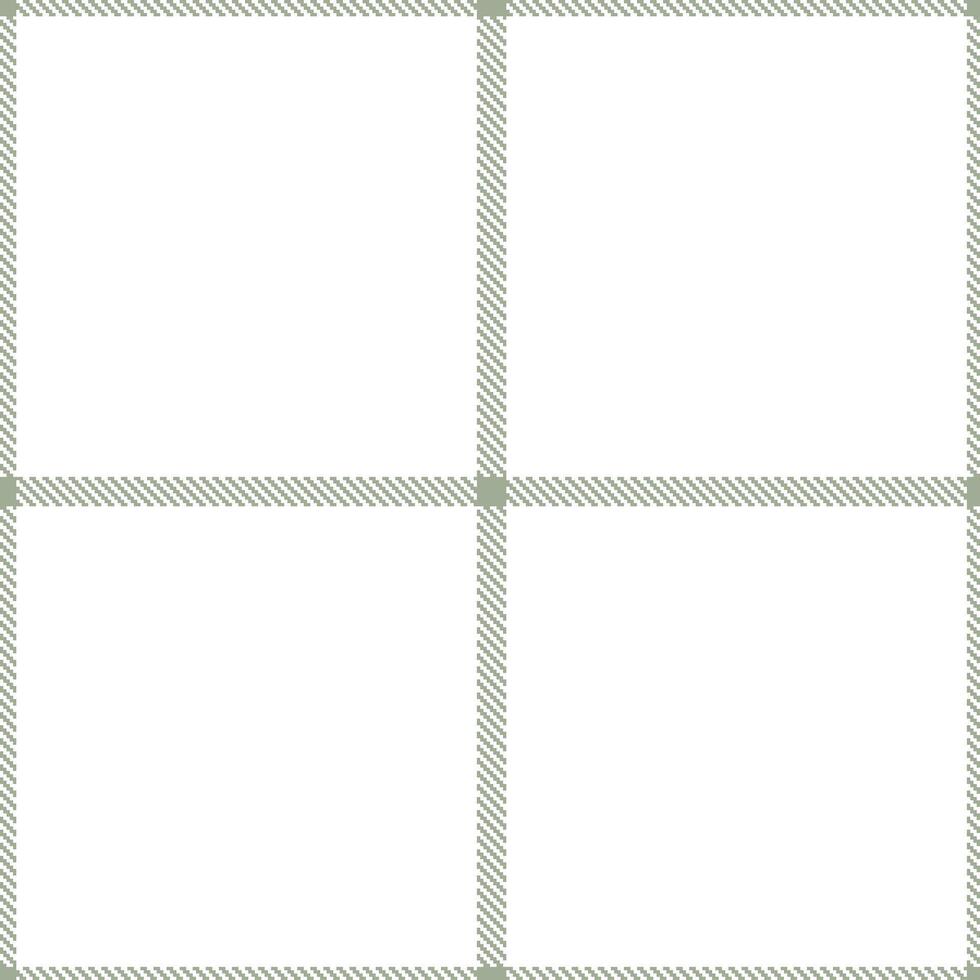 Modern Seamless Tartan featuring Soft Garden and Rich White Textile Design vector
