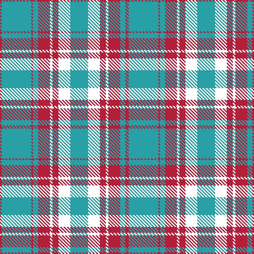 Vibrant Vinho do Porto Seamless Tartan with Cool Empress Envy accents Textile Design vector