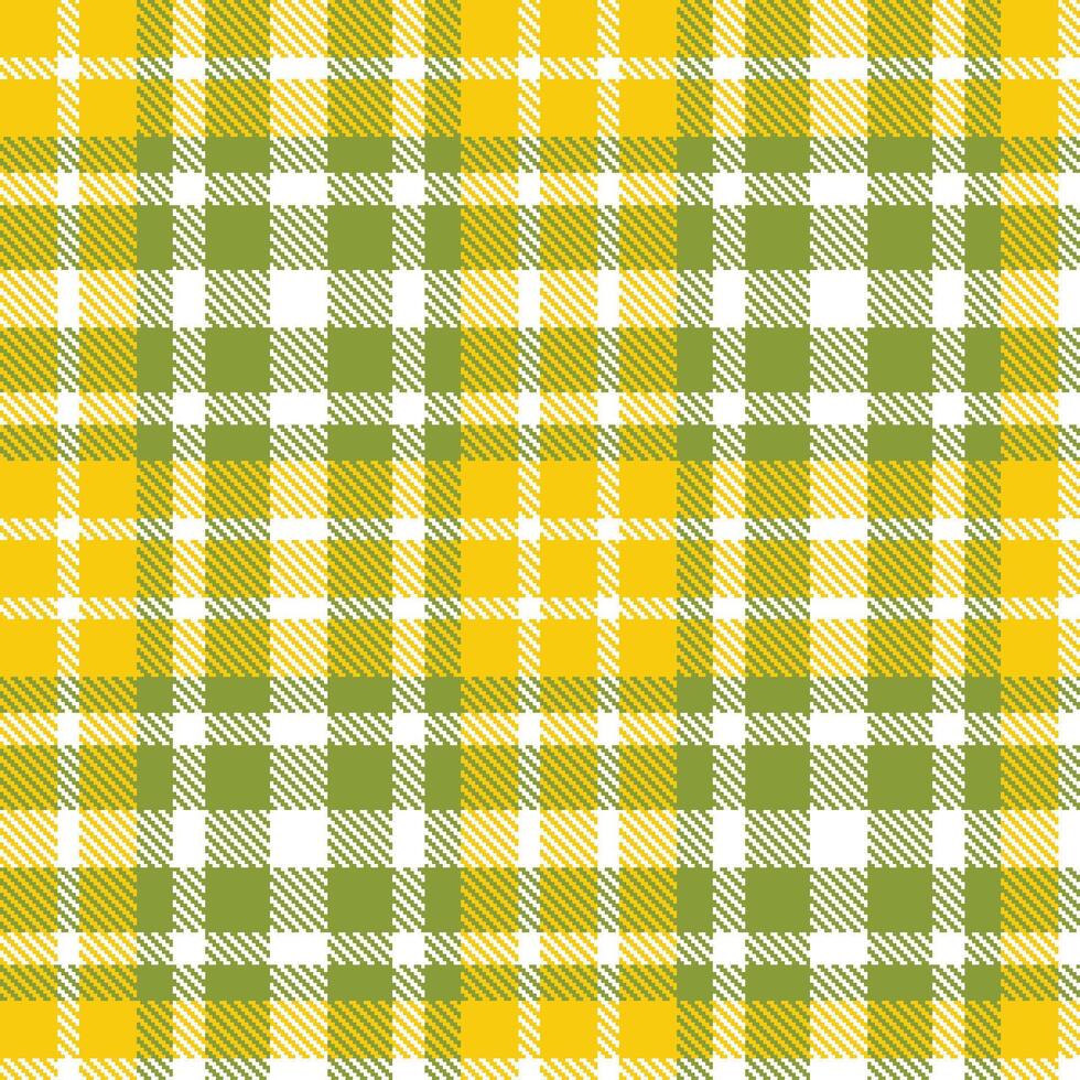Modern Seamless Tartan featuring Smoky White and Mellow BioShock Textile Design vector