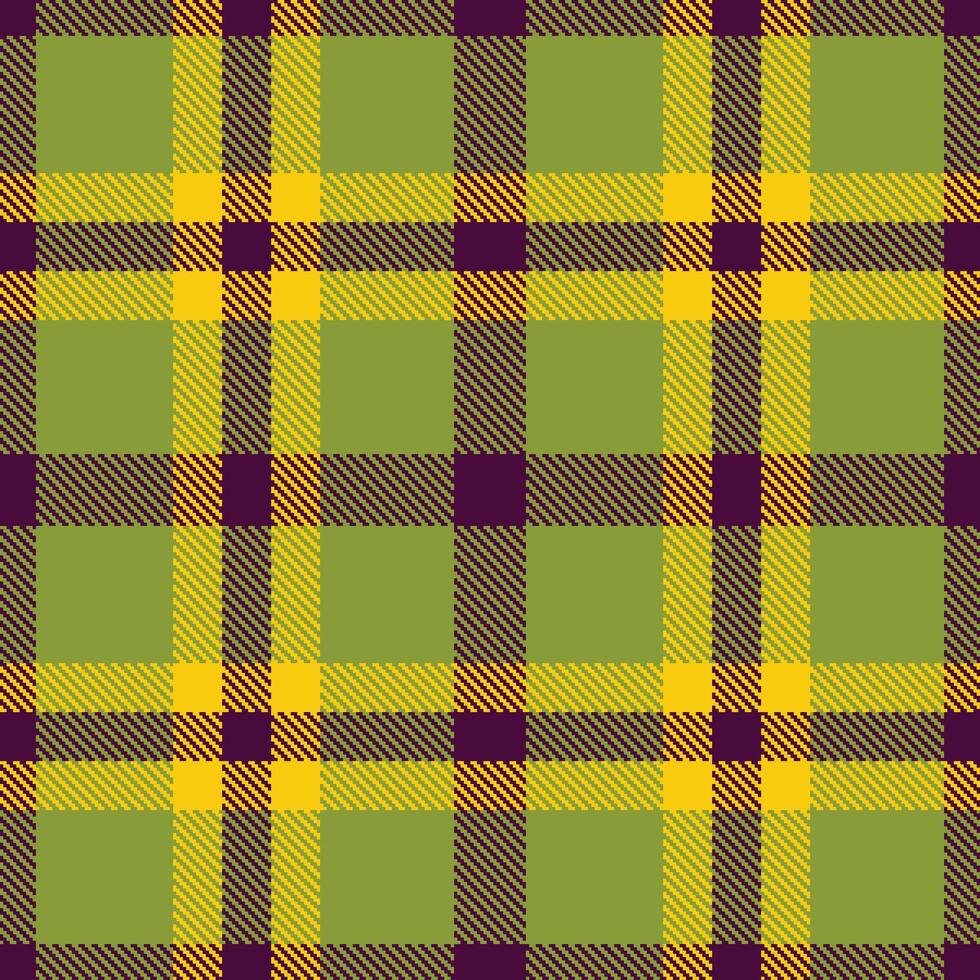 Warm Pion Purple Seamless Tartan with Rustic BioShock accents Textile Design vector
