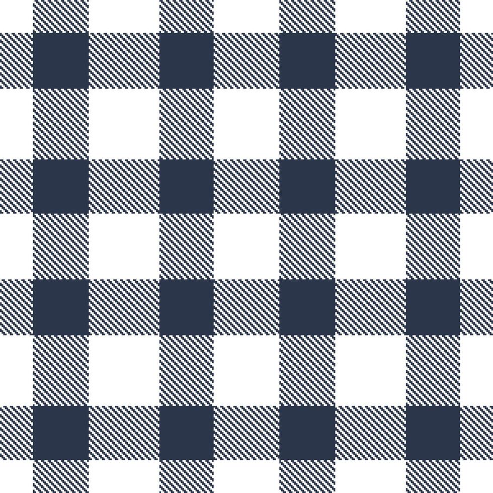Deep White Seamless Tartan with Highland Aeronautic accents Textile Design vector