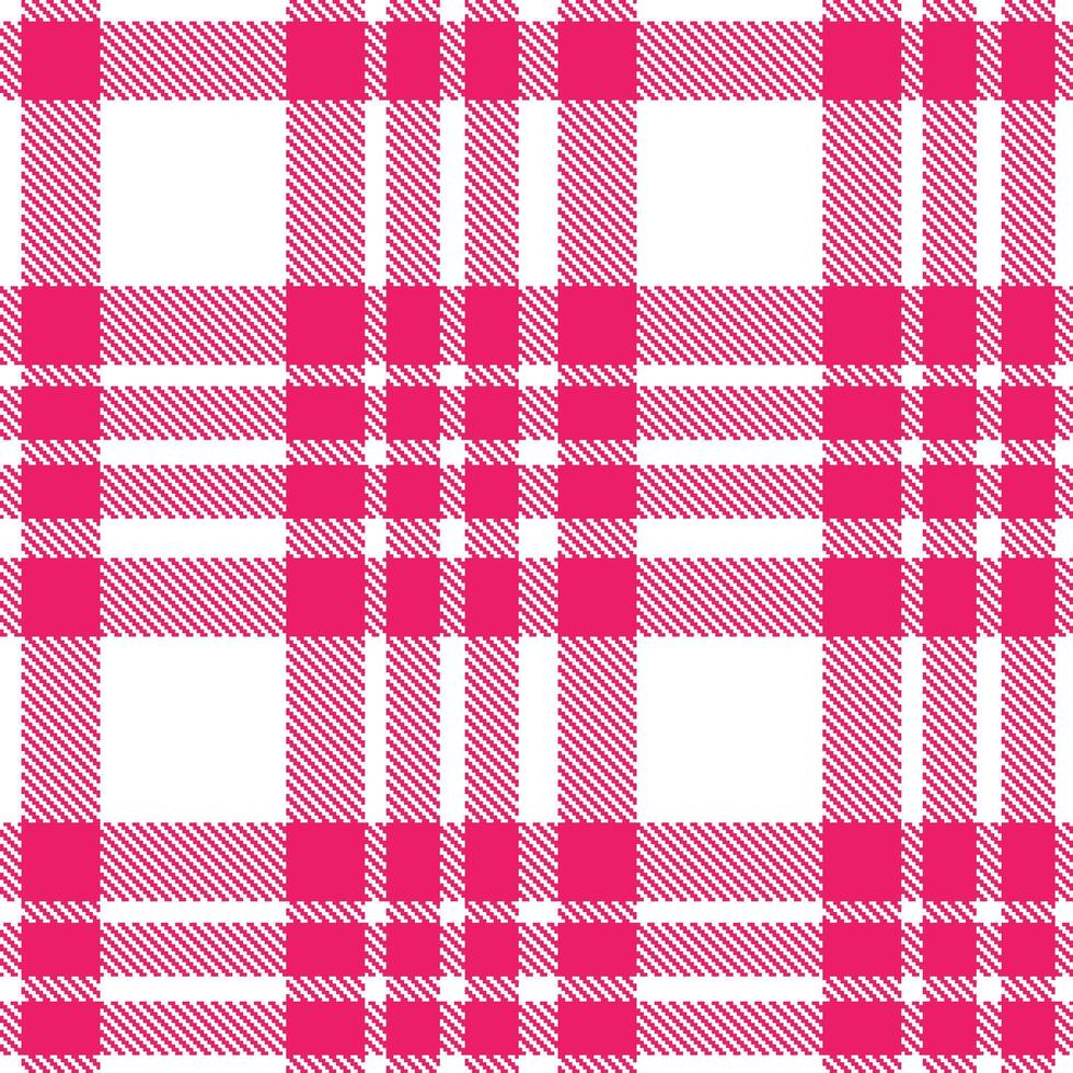 Modern Dusty White and Deep Standby Led Seamless Tartan Textile Design vector