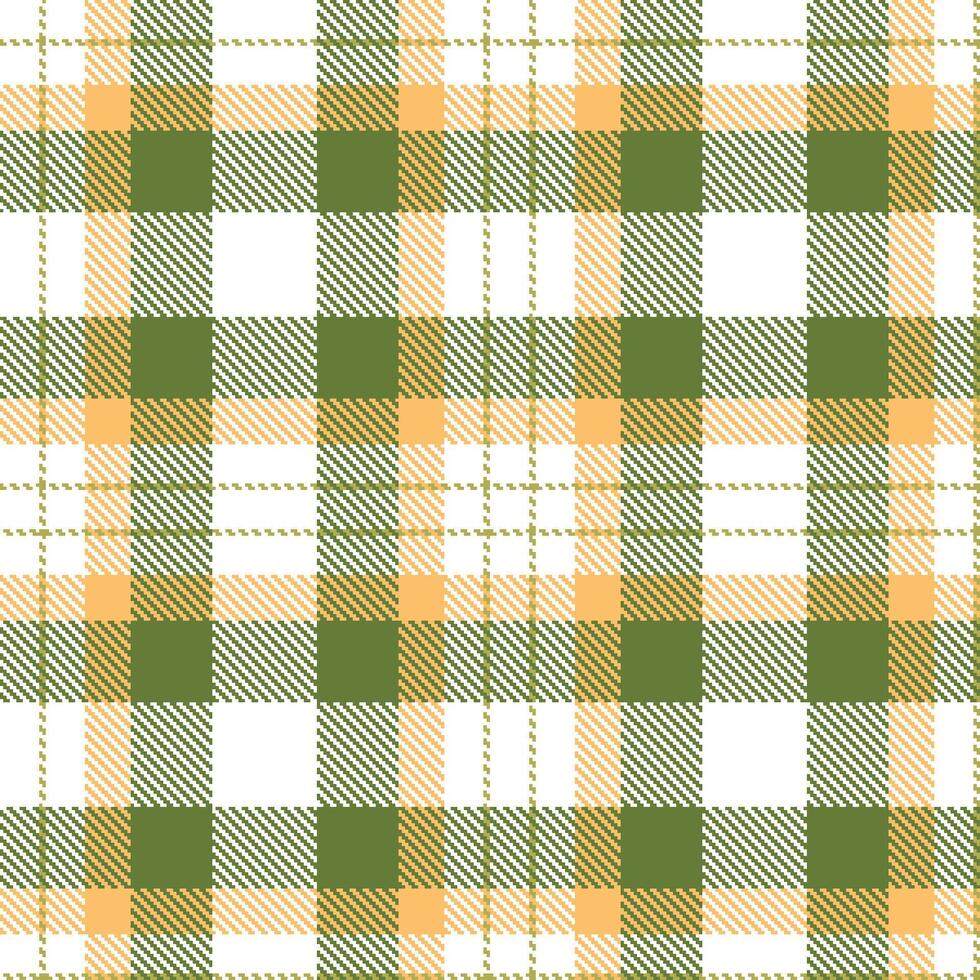 Soft White Seamless Tartan with Classic The Goods accents Textile Design vector