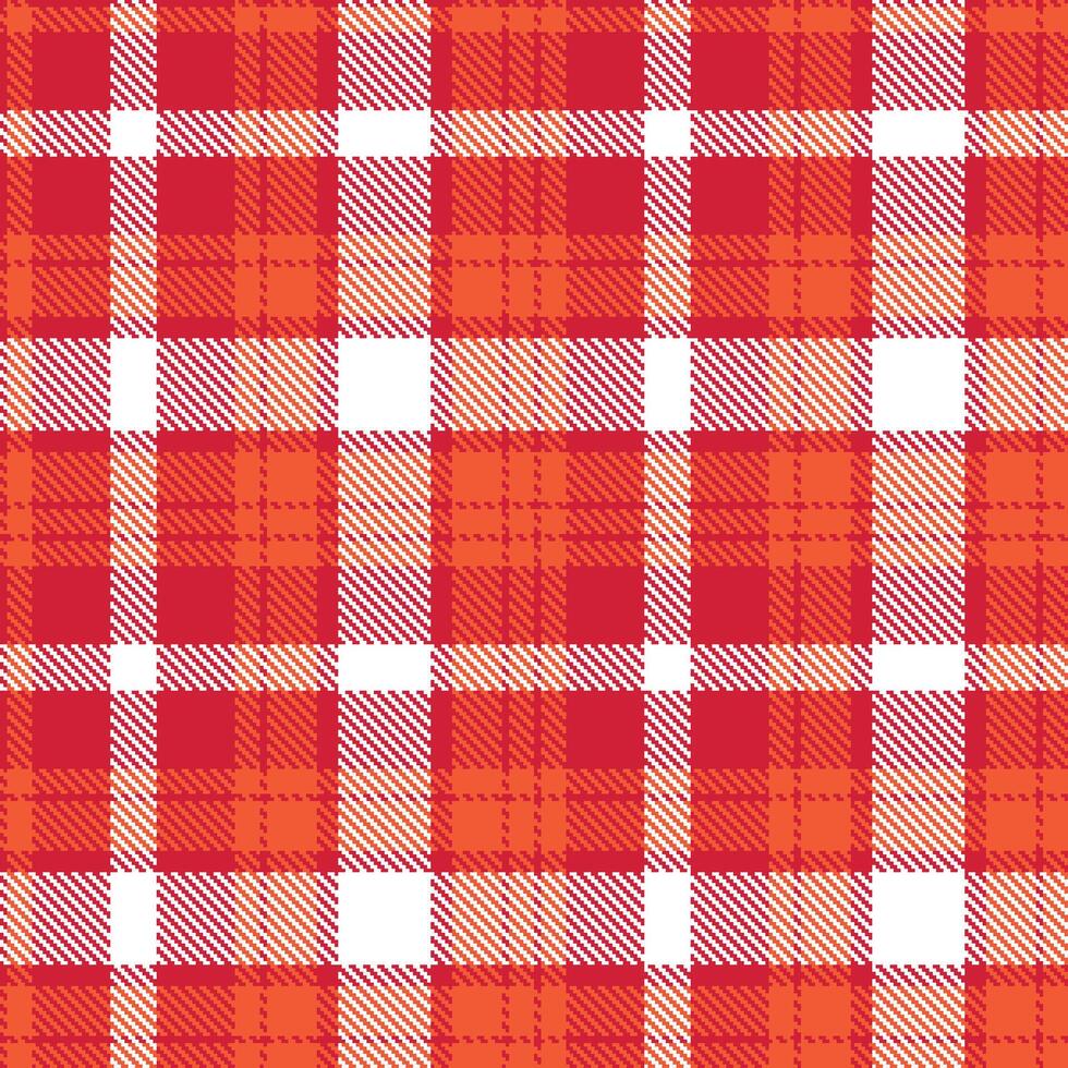 Iridescent Red Tape and Dark Hot Embers Seamless Tartan Textile Design vector