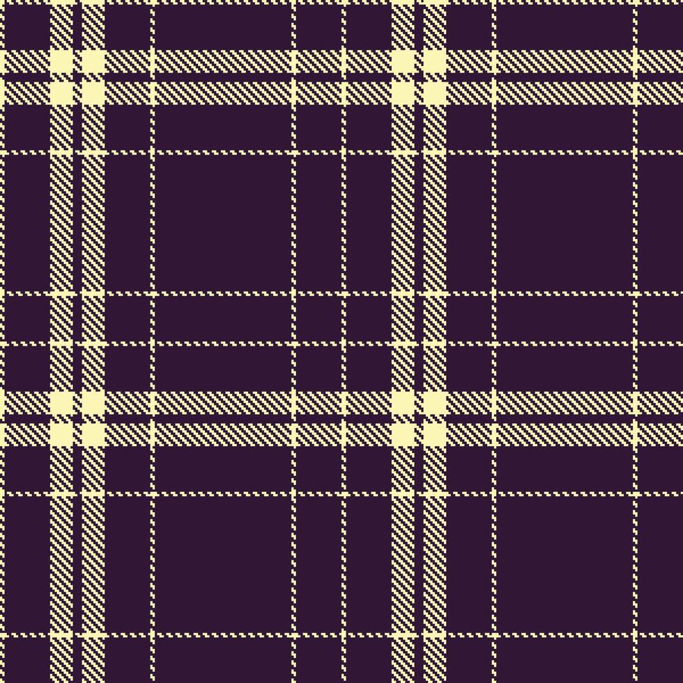 Modern Warm Glowlight and Vibrant Cultist Robe Seamless Tartan Textile Design vector