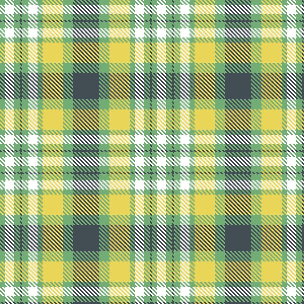 Plaid pattern seamless. Warm Dusty Green and Muted White Tartan Textile Design. vector
