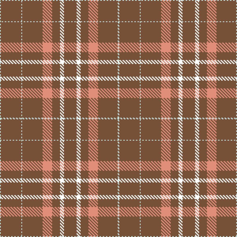 Light Walnut Wood and Light Hushed Green Seamless Tartan Textile Design vector