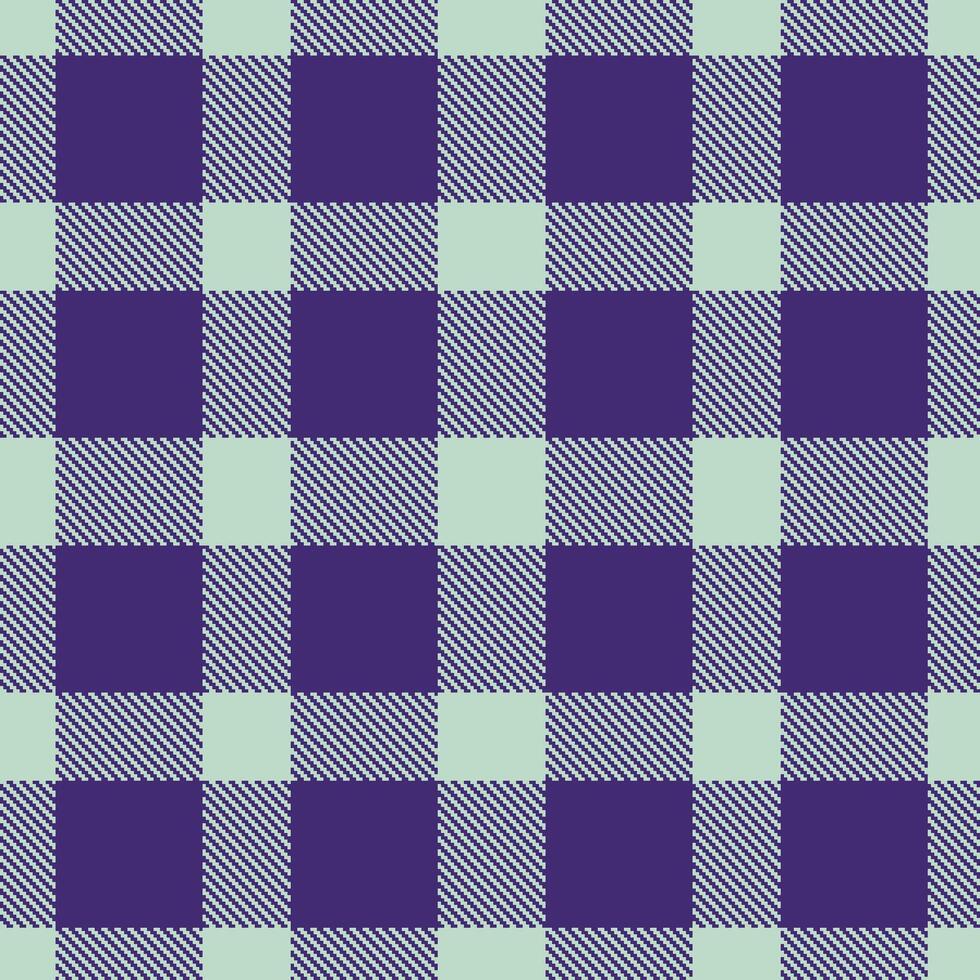 Traditional Dusty Aqua Tartan patterns fabric texture. Modern Deep Windsor Seamless Tartan vector