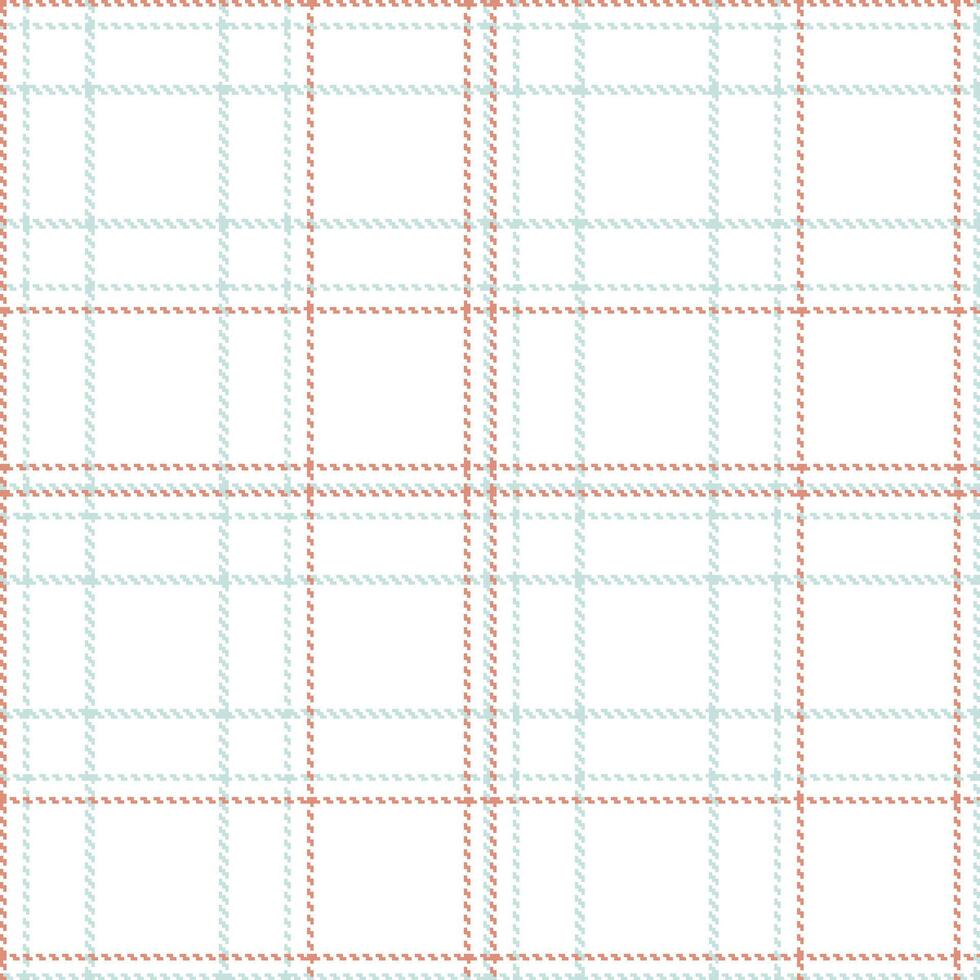 Modern Seamless Tartan featuring Light White and Fire Hushed Green Textile Design vector