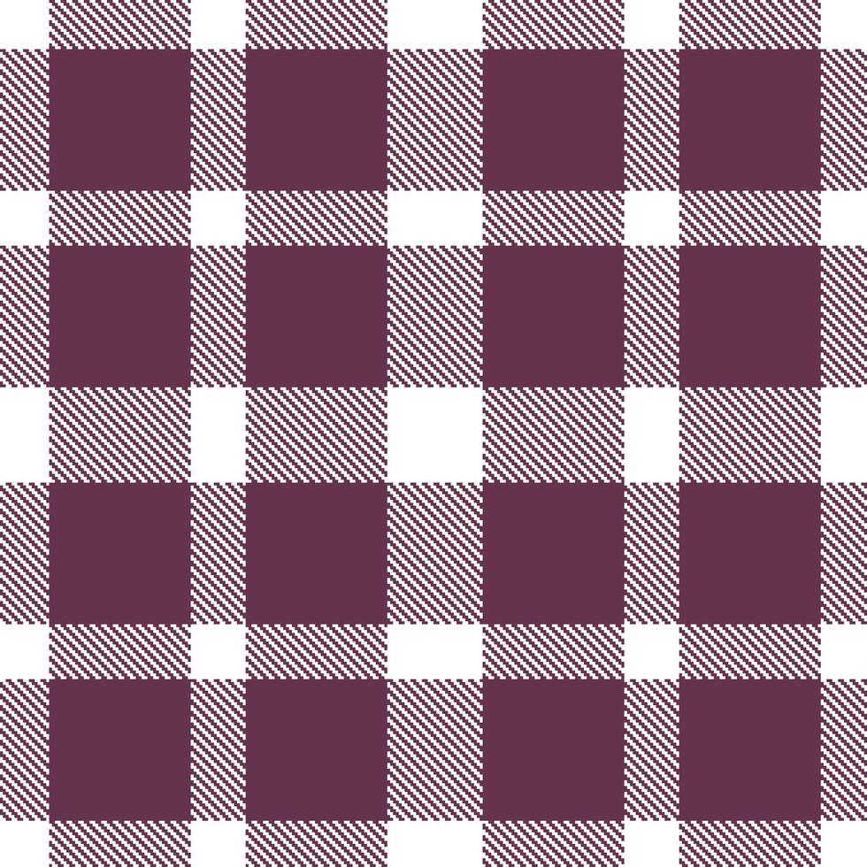Modern Autumn White and Warm Wine Gummy Red Seamless Tartan Textile Design vector