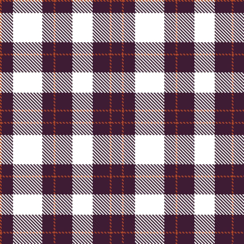 Modern Rich Juice Violet and Soft Cattail Red Seamless Tartan Textile Design vector