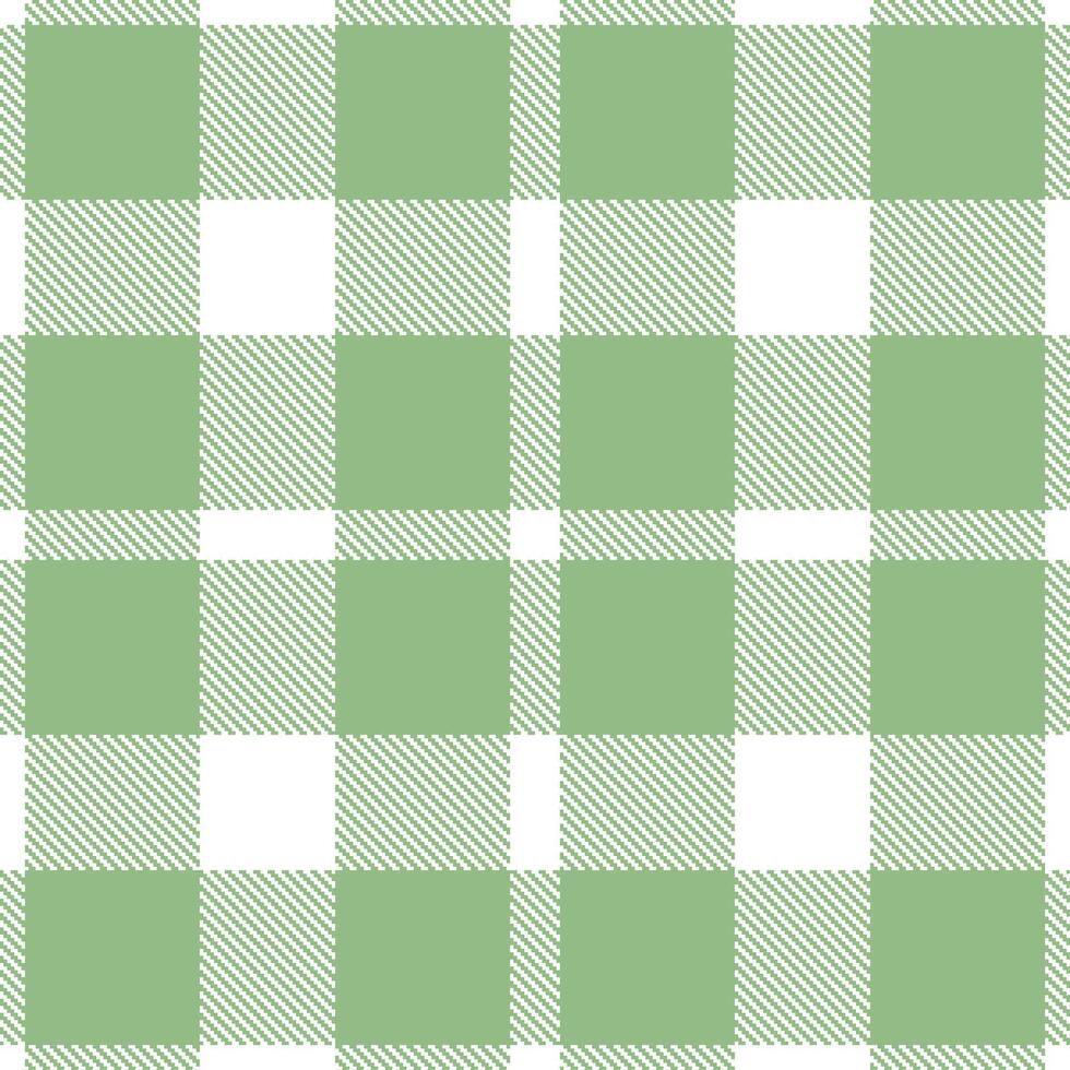 Vintage White and Dusky Willow Dyed Seamless Tartan Textile Design vector