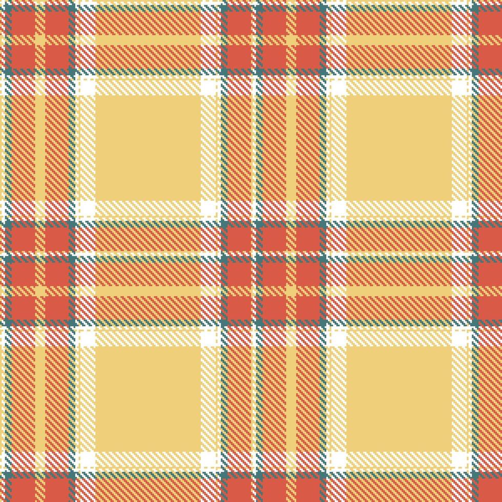 Metallic Green Papaya Tartan patterns fabric texture. Modern Traditional White Seamless Tartan vector