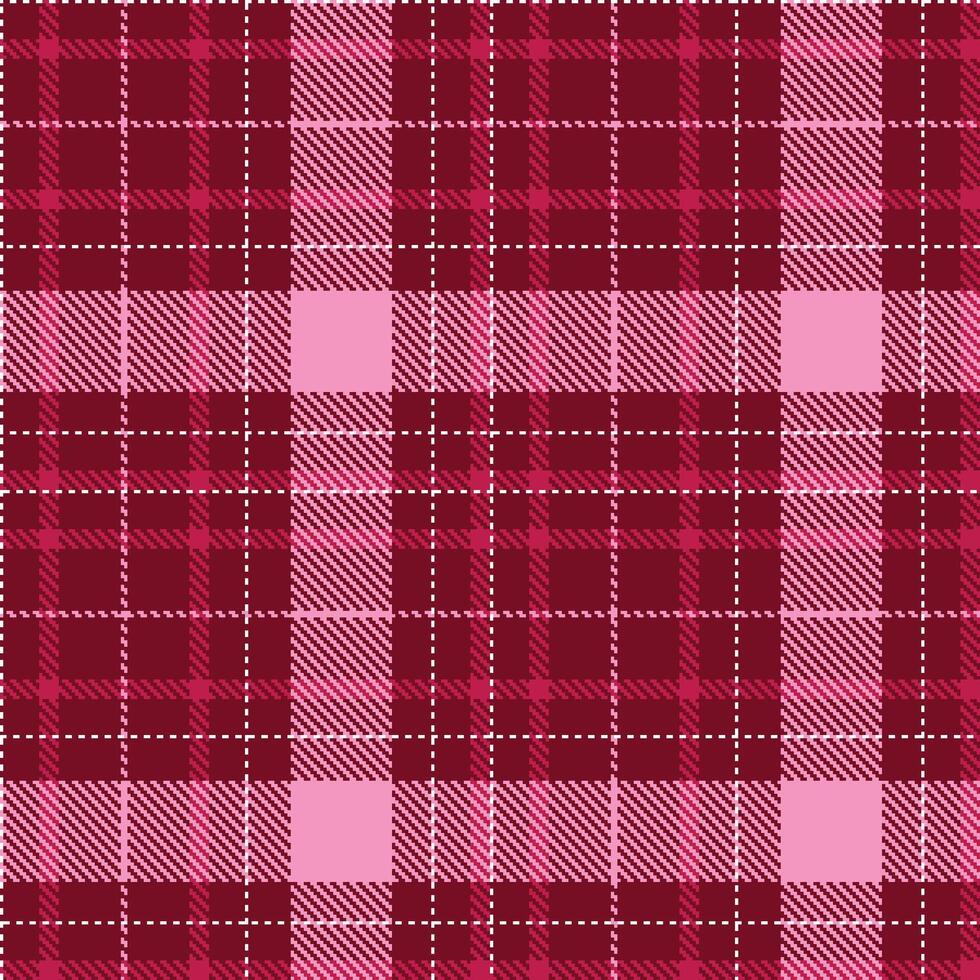 Cool Evil Forces Seamless Tartan with Rich White accents Textile Design vector