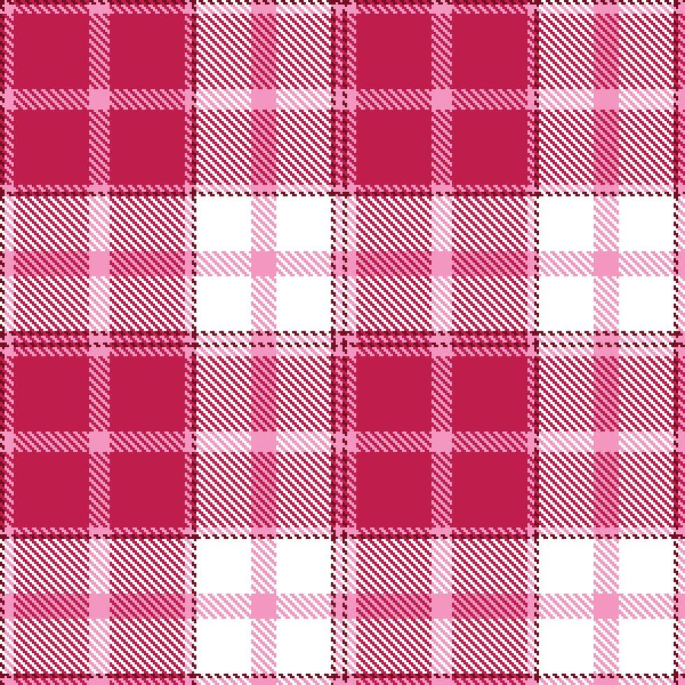Warm Himalayan Balsam Tartan patterns fabric texture. Modern Rich Evil Forces Seamless Tartan vector