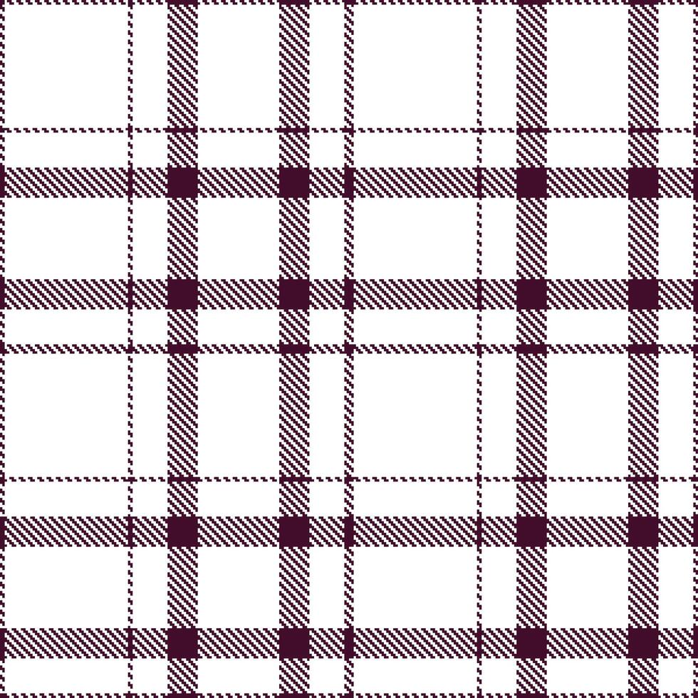 Muted Blackberry Tartan patterns fabric texture. Modern Smoky White Seamless Tartan vector