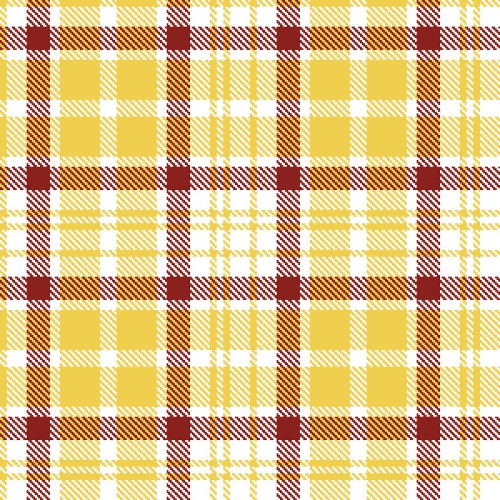 Mellow White Seamless Tartan with Highland Radiant Sun accents Textile Design vector