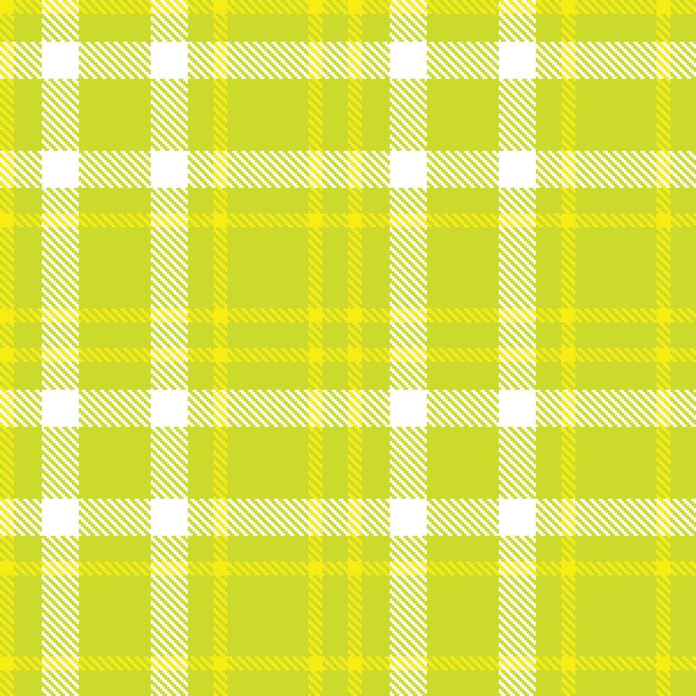 Smoky Goldzilla and Light Yellow Seamless Tartan Textile Design vector