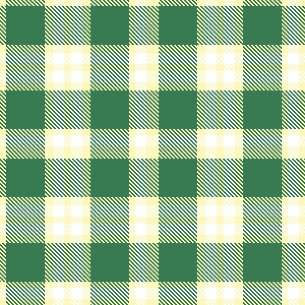 Pastel Glowlight and Muted White Seamless Tartan Textile Design vector