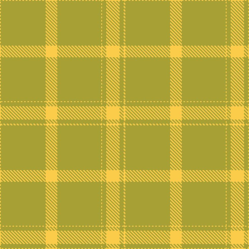 Dark Minion Yellow Seamless Tartan with Pale Venom accents Textile Design vector