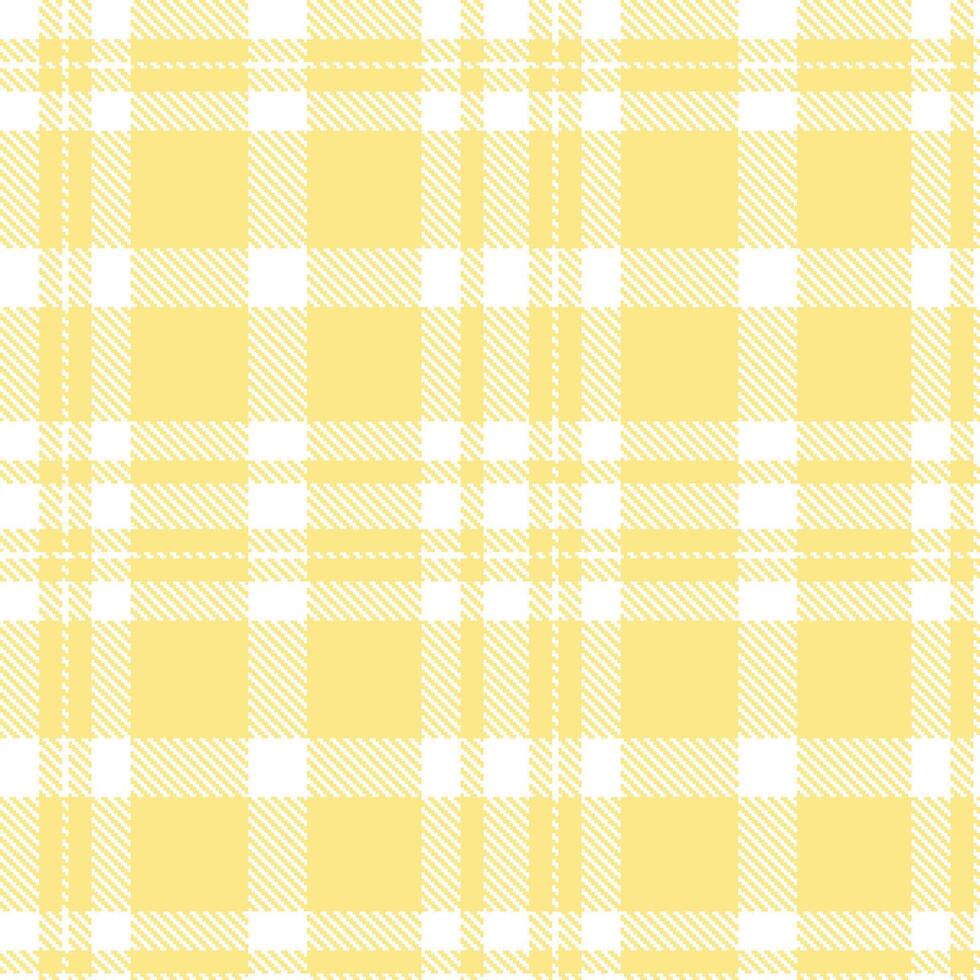 Plaid pattern seamless. Traditional White and Rustic Quack Quack Tartan Textile Design. vector