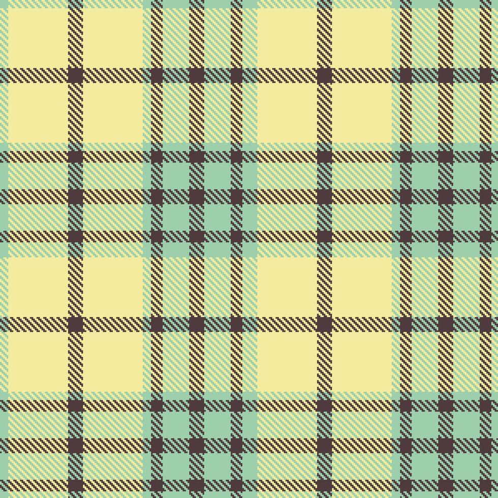 Deep Heath Green and Vibrant Dark Puce Seamless Tartan Textile Design vector