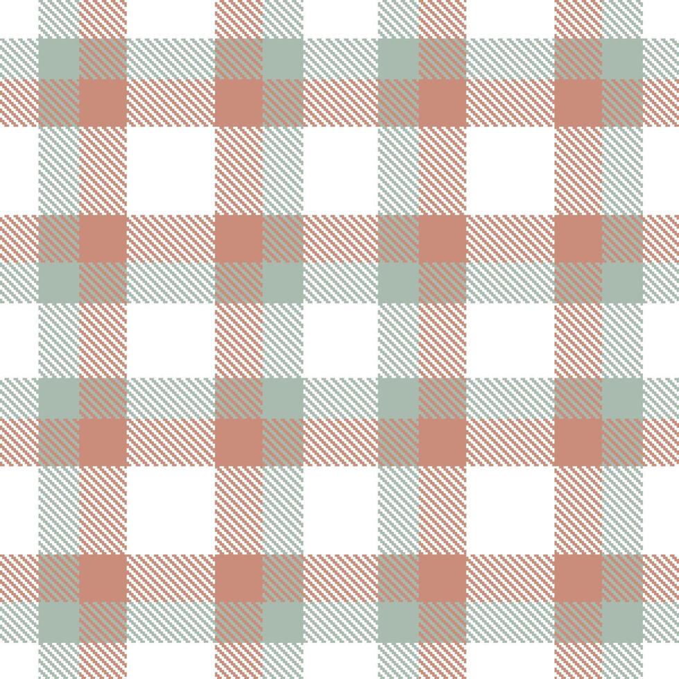 Bright White Tartan patterns fabric texture. Modern Classic Rainsong Seamless Tartan vector