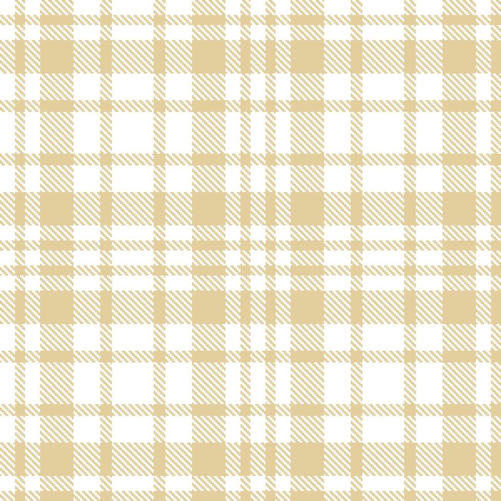Modern Deep White and Rustic Prairie Land Seamless Tartan Textile Design vector