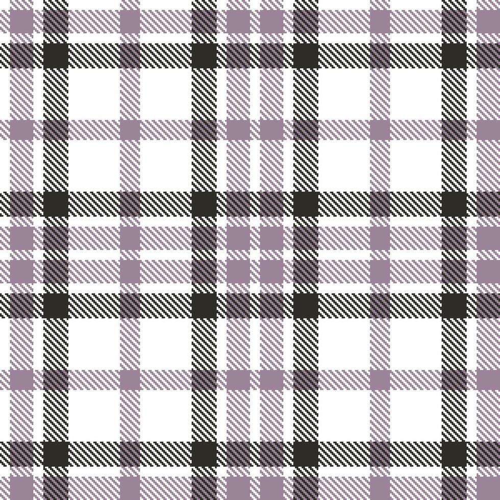 Rustic White Seamless Tartan with Iridescent Merlins Choice accents Textile Design vector