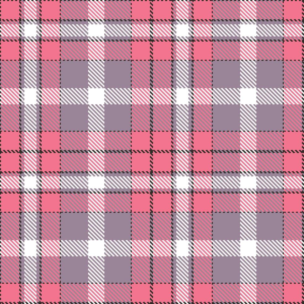 Highland Maire Seamless Tartan with Warm Merlins Choice accents Textile Design vector