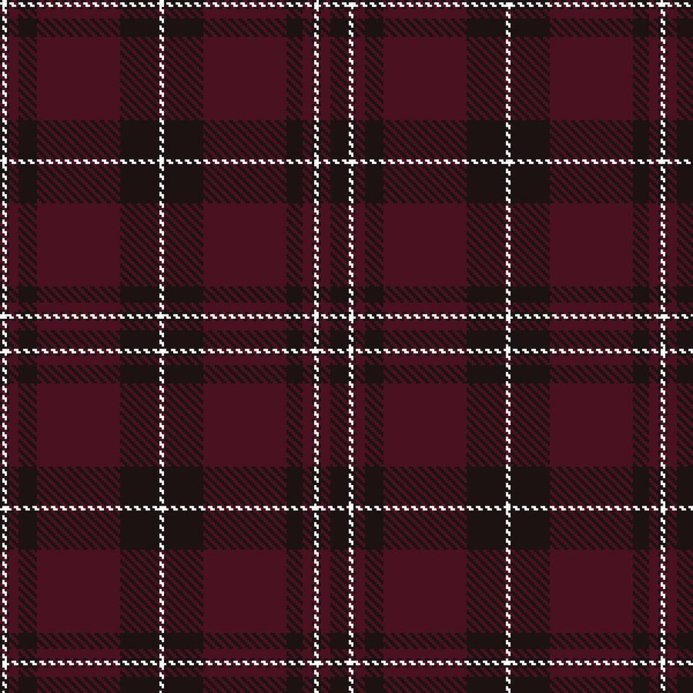 Modern Soft Scandinavian Liquorice and Highland Rhinoceros Beetle Seamless Tartan Textile Design vector