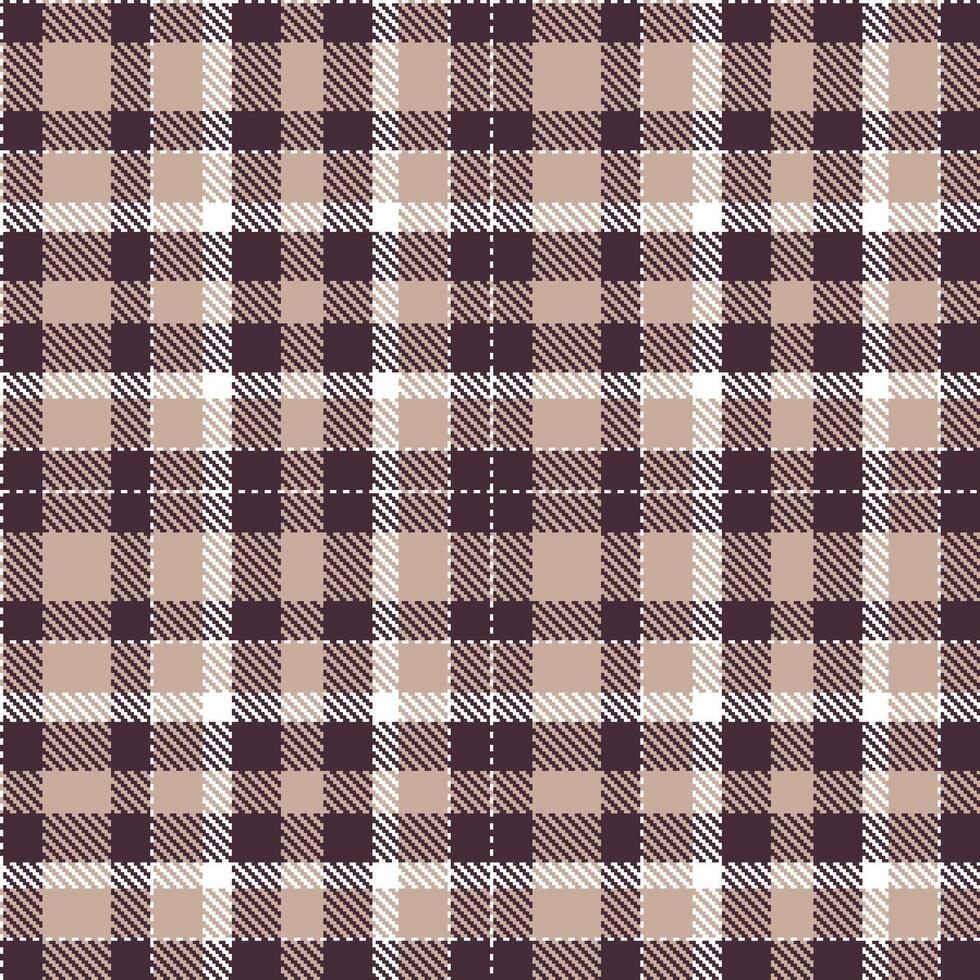 Metallic White Seamless Tartan with Rich Soft Red accents Textile Design vector