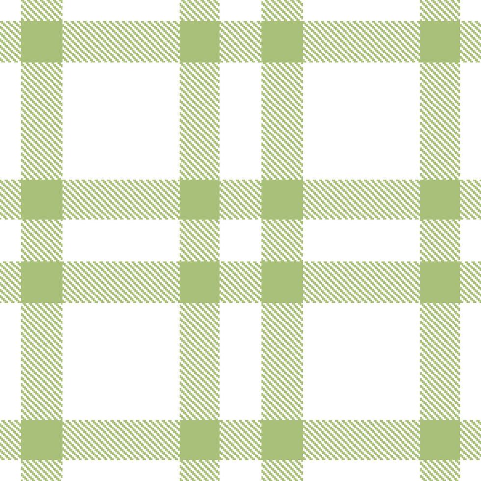Modern Sandy White and Mellow Valley View Seamless Tartan Textile Design vector