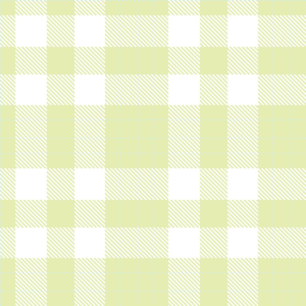 Soft Porcelain Earth Tartan patterns fabric texture. Modern Smoky Fennel Tea Seamless Tartan vector