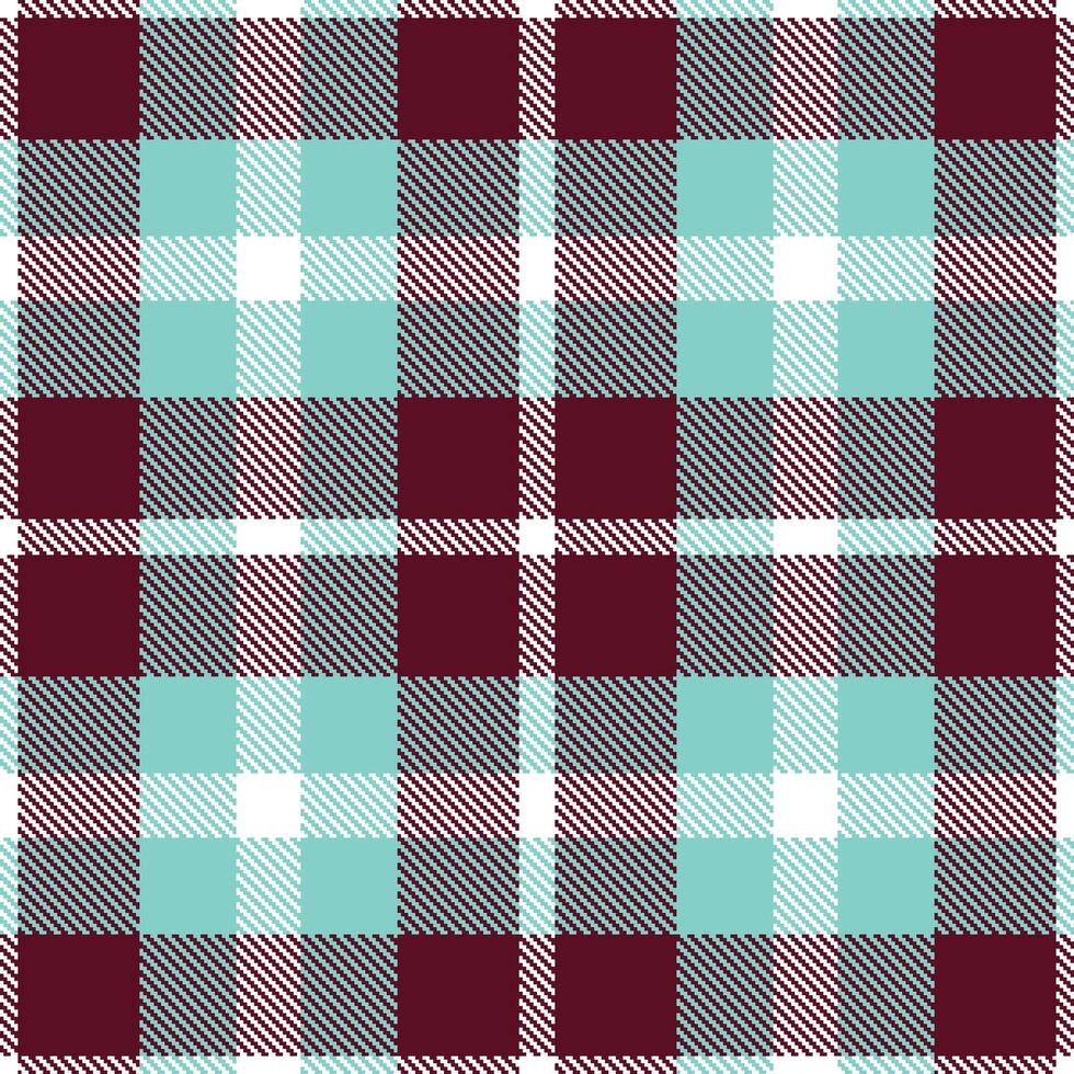 Plaid pattern seamless. Traditional White and Neon Fig Balsamic Tartan Textile Design. vector