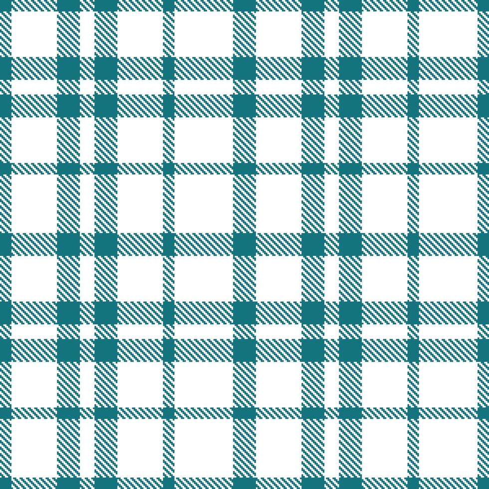 Modern Autumn Scurf Green and Dusky White Seamless Tartan Textile Design vector