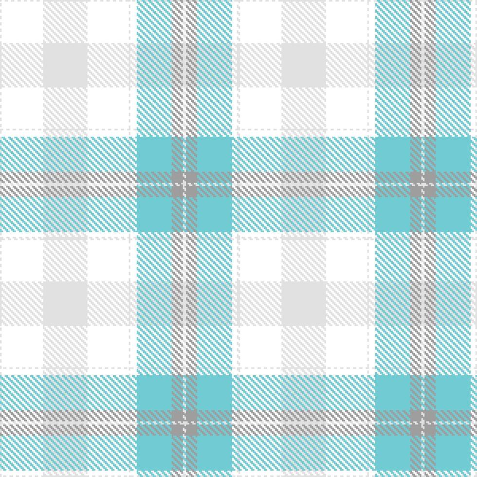 Rustic Jupiter Seamless Tartan with Pastel White accents Textile Design vector
