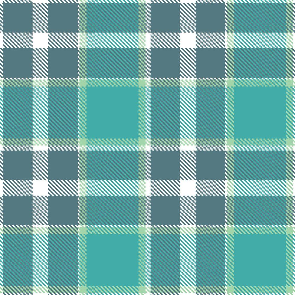 Plaid pattern seamless. Warm White and Rustic Holbein Blue Grey Tartan Textile Design. vector