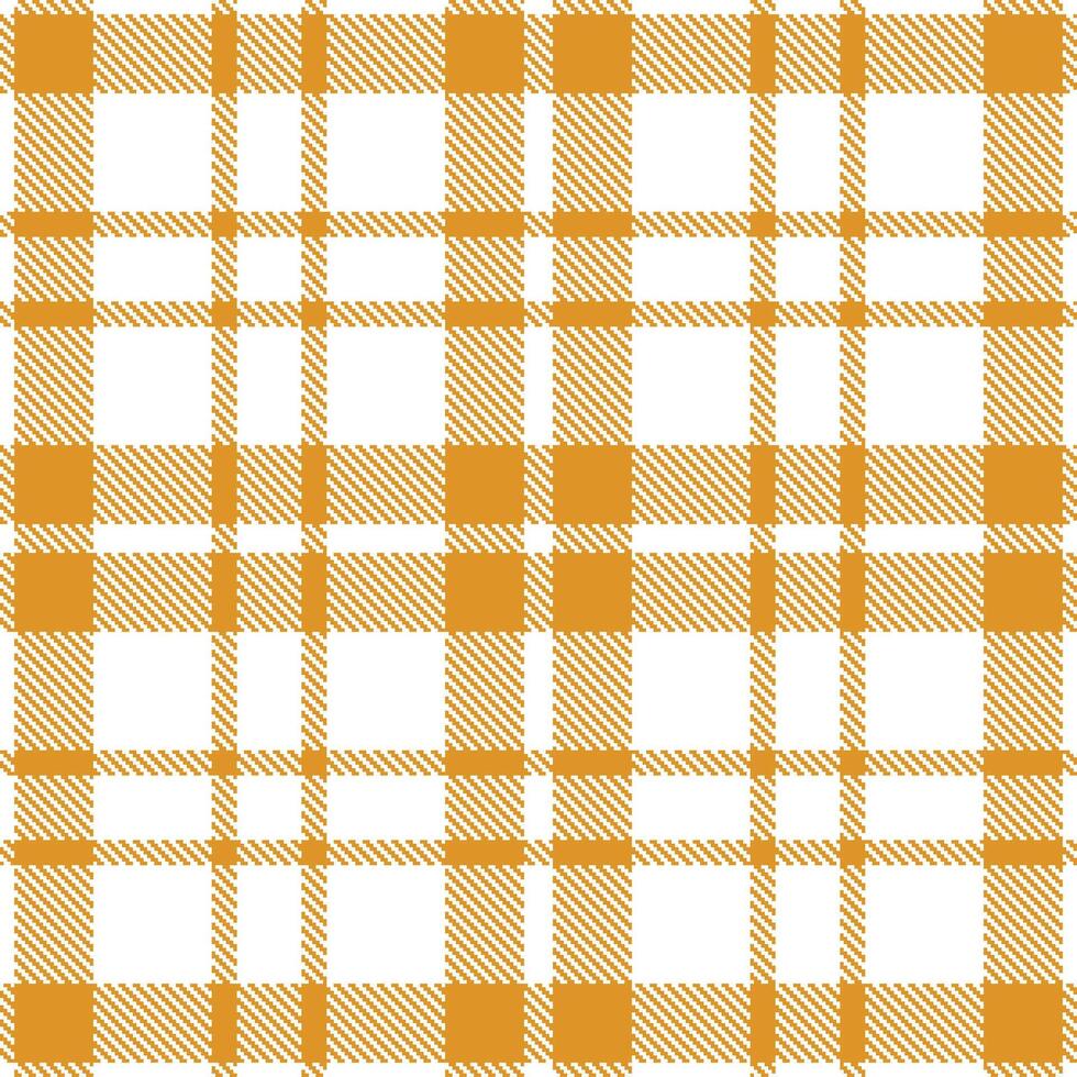 Plaid pattern seamless. Vintage White and Sandy Beige Red Tartan Textile Design. vector